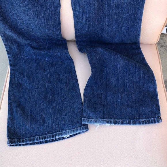 Eddie Bauer Est 1920 Adjustable Waist Button Flap Back Pockets 2009 Jeans 10R - Picture 6 of 16